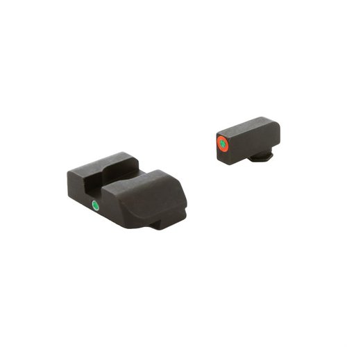 AMERIGLO® i-Dot tritium sikten erbjuder snabb vertikal siktriktning och passar Glock® Gen 1-4 och Gen 5, perfekt för alla skyttar.