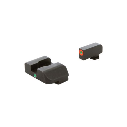 AMERIGLO® i-Dot tritium sikten erbjuder snabb och enkel vertikal siktningsjustering för Glock® Gen 1-4, perfekt för alla skyttar.