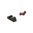 AMERIGLO RANGE SIGHT SET FIBER OPTIC FOR GLOCK G5 9MM/.40 CALIBER BLK