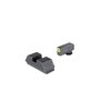 AMERIGLO 1L Tall Tritium sights erbjuder exakt co-witness med red dot optics för Glock® MOS, med grön tritium och pålitlig backup.