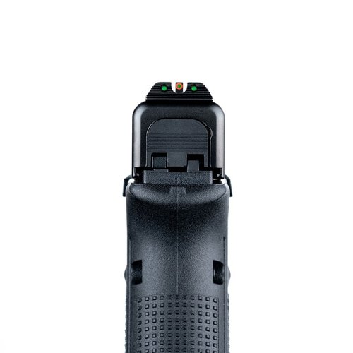AmeriGlo Agent Tritium Night Sight Set för Glock® 42, 43, 43X, 48 erbjuder överlägsen synlighet och snabbare sikte i alla ljusförhållanden med 3-dot konfiguration.