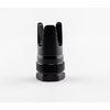 FHD Flash Hider med svart nitridefinish, kompatibel med Atlas och Plan B, erbjuder en tätare tätning och förbättrad hållbarhet för din vapenuppsättning.