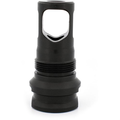 PRS Muzzle Brake är kompatibel med Plan B-fästen, har en svart nitridefinish för bättre tätning och är designad för pipor större än .750".