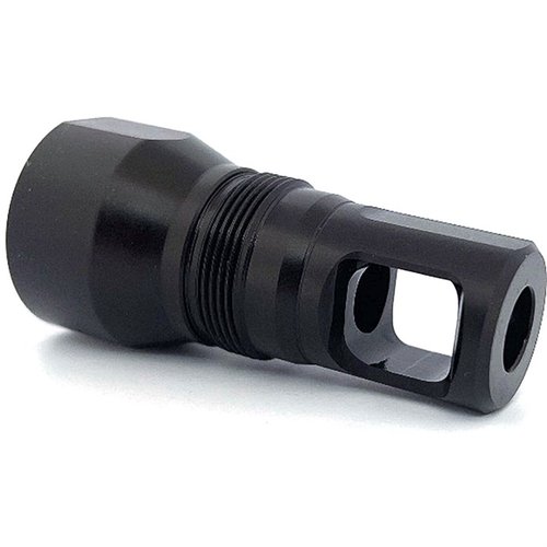 BLYAT Muzzle Brakes erbjuder en svart nitridefinish, är kompatibel med Atlas-adaptrar och löser vanliga AK-alignmentproblem för bättre prestanda.