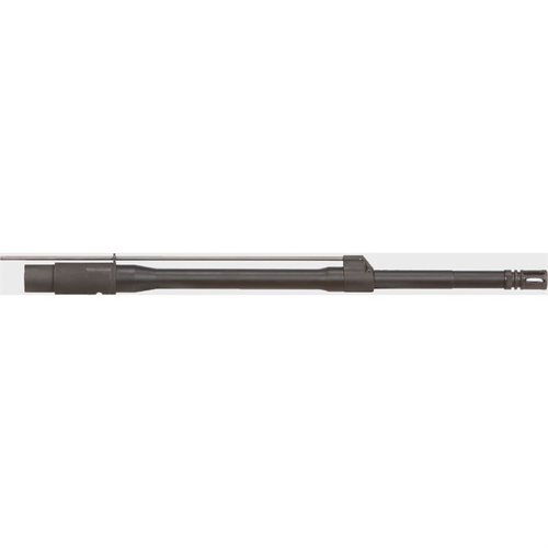 LMT MWS 6.5 Creedmoor 20" rifle barrel med kromad yta, 1:8" twist, inkluderar low profile gas block och A2 flash hider för optimal prestanda.