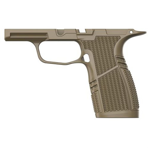 Tyrant CNC Snub Nose Grip Module för SIG SAUER P365 erbjuder hållbarhet, ergonomisk design och kompatibilitet med 3.1-tums holster för optimal prestanda.