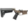 M4E1 PRO Lower Receiver erbjuder ambidextriska kontroller för enkel hantering av bolt catch, magasinrelease och säkerhet, kompatibel med M4E1 och AR15.