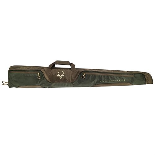 HILL COUNTRY II Shotgun Case erbjuder överlägset skydd med robust 1680D-konstruktion, tjock skumisolering och två stora fickor för tillbehör.