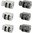 MIDWEST INDUSTRIES, INC. ALPHA TANK BRAKE - STAINLESS - 24MM