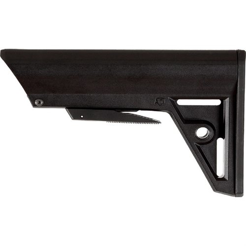 TACTLITE GEN2 buttstock för AR-15/AR-10 med justerbar M4-stil, TracLOCK-system, väger endast 6,20 oz, väderbeständig och med livstidsgaranti.