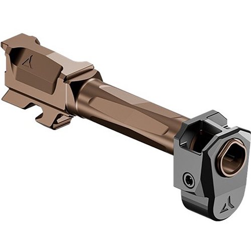 AFTERBURNER + RAMJET för Glock 43X erbjuder överlägsen rekylreduktion och precision, med enkel installation och rengöring genom INTRA-LOK® systemet.