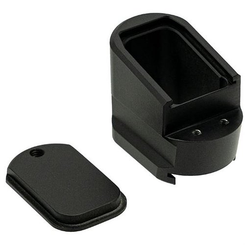 +5 MAGAZINE EXTENSION för Smith & Wesson® M&P 2.0® ökar kapaciteten med 5 skott, är tillverkad av aluminium och har en livstidsgaranti.