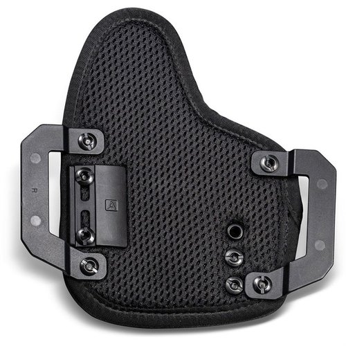 OMNICARRY MULTI-FIT OWB-holster passar över 300 handeldvapen, erbjuder justerbar retention och säker passform med komfortabelt skum och mesh.