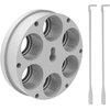 ULTIMATE TOOL CARRIER för Ultimate Turret Press erbjuder precisionstillverkade 4-, 5- och 6-håls alternativ för enkel användning med Lee Breech lock bushing.