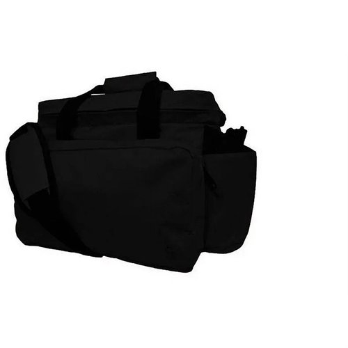BOB ALLEN TEAM SERIES RANGE BAG har en slitstark ripstop nylon, plats för 12 boxar med patroner, justerbar axelrem och flera fack för tillbehör.