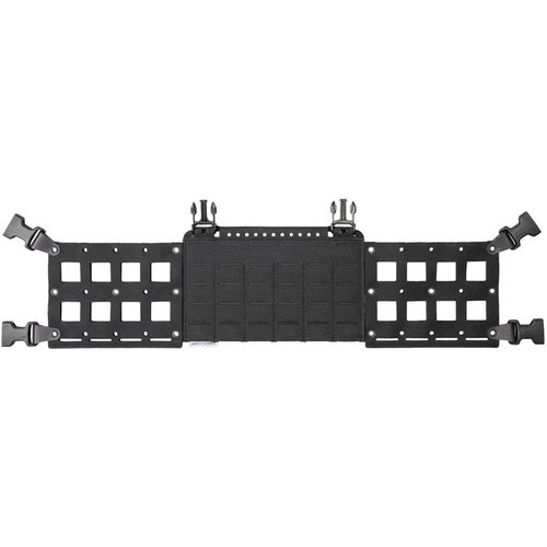 SPIRITUS SYSTEMS THE THING 3 är en robust bröstbärande plattform med MOLLE-kompatibilitet, snabb placardfäste och modulär design för anpassning.