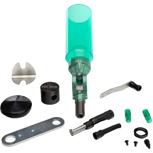 RCBS UPM-3 Competition Powder Measure erbjuder precisionsmätning med Micrometer Adjustment Screw, baffle för jämn pulverflöde och ambidextrös design.