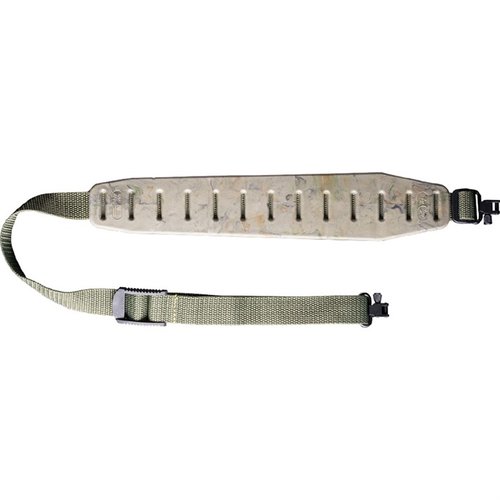 THE QUAKE CLAW 2.0 SLING erbjuder komfort med sin icke-glidande pad, som fördelar vikten jämnt och håller vapnet på plats, perfekt för alla typer av skjutvapen.