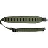 THE QUAKE CLAW 2.0 Sling erbjuder en icke-glidande pad som ger komfort och stabilitet, perfekt för gevär och hagelgevär med swivel studs.