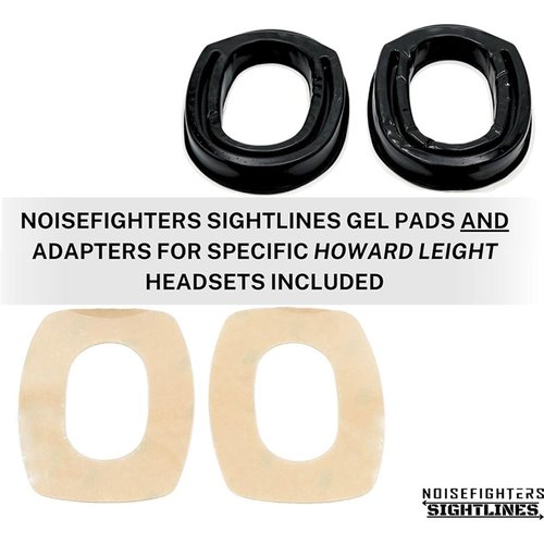Uppgradera din headsetupplevelse med Noisefighters Sightlines gel öronkuddar, designade för att ge komfort för glasögonbärare och överlägsen ljudisolering.