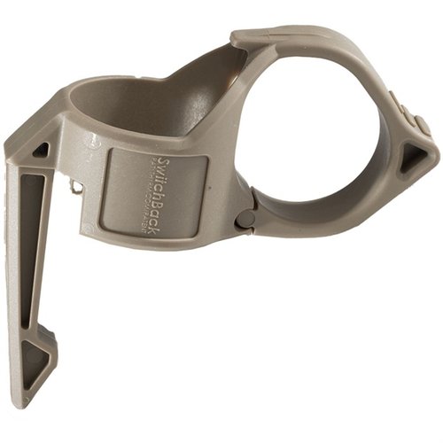 SwitchBack DF flashlight ring med fickklämma ger ergonomisk användning, snabb utplacering och säkerhet vid skytte och låga ljusförhållanden.