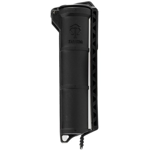 CELLVAULT XL erbjuder dubbla kapaciteten för att lagra AAA, CR123 och 18650-batterier, med vattentålig och hållbar design för säker och organiserad förvaring.