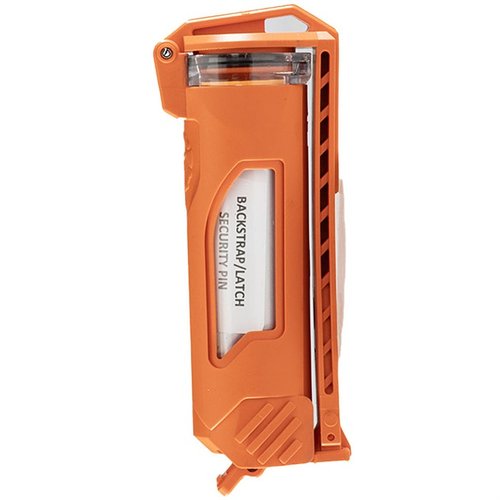 CELLVAULT-21 erbjuder skydd för 21700-batterier med vattentät konstruktion, säker låsning och enkel installation på MOLLE/PALS för snabb åtkomst.