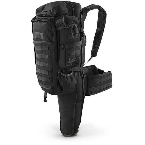 TACTICAL ASSAULT BAG med rifle holder erbjuder komfortabel transport för utrustning, med vadderade axelremmar, rygg och plats för en 42" riffel.