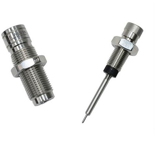L.E. Wilson Bushing Full Length Sizing Die för 25 Creedmoor ger justerbar halsspänning, högkvalitativt stål och lämnar en oslipad del för ökad noggrannhet.