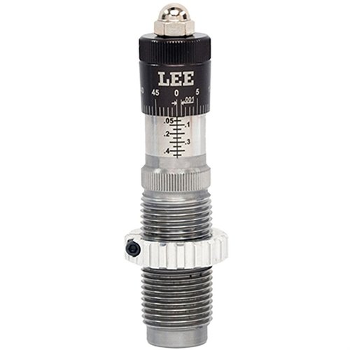 LEE PRECISION RIFLE MICROMETER BULLET SEATING DIES erbjuder exakt och justerbar bullet seating med en flytande bullet guide för minimal runout och perfekt djup.