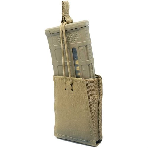 GBRS Group Single Rifle 5.56 NATO Magazine Pouch erbjuder positiv retention, smidig dragning och är MOLLE/BELT-kompatibel för standardmagasin.
