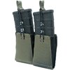 GBRS Group Double Rifle Magazine Pouch erbjuder MOLLE/BELT-kompatibilitet, bungee retention för säkerhet och smidig åtkomst till AR-15/AK-47 magasin.