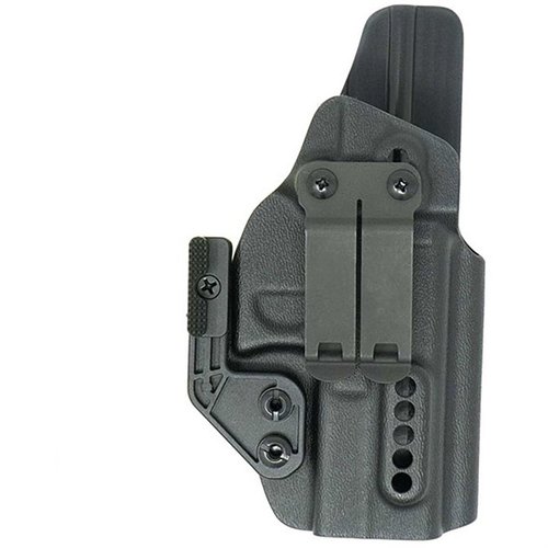 GBRS GROUP X PRIORITY 1 IWB-holster för SIG P320 erbjuder justerbar retention, diskret bärklämma och stöd för optik, vilket optimerar din bärupplevelse.