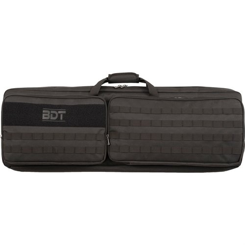 BULLDOG CASES 38” ULTRA-LITE SUPPRESSOR TACTICAL RIFLE CASE är lätt, hållbar och har en värmetålig ficka för suppressorer, perfekt för kompakta vapen.