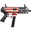 GForce Arms BLADE6 är en 9mm semi-automatisk pistol med 33 skott kapacitet, Picatinny rails för tillbehör och 5-års garanti, perfekt för anpassning.