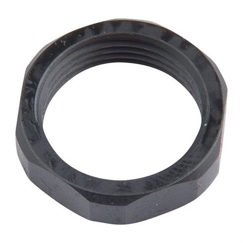 .750 JAM NUT 5/8-24" från J P ENTERPRISES är högkvalitativa hex jam nuts för att indexera muzzle devices, tillgängliga i svart eller rostfritt stål.