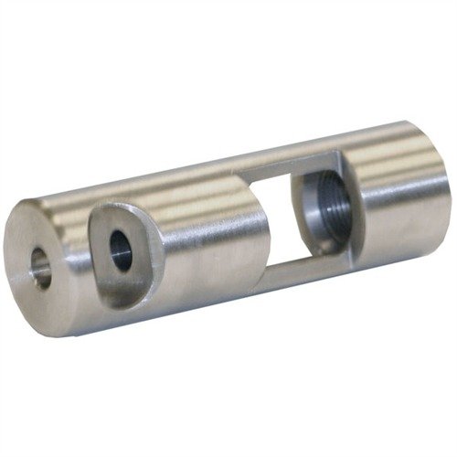 .866 22-kaliber R3E2C Muzzle Brake från OPS INC erbjuder maximal rekylreduktion och minimerad blast med en hållbar konstruktion i rostfritt stål.