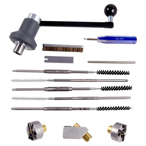 Manson Precision Muzzle Crown Refacing Kit erbjuder en snabb och enkel lösning för att skapa perfekta kronor på gevär och pistol, vilket förbättrar noggrannheten.