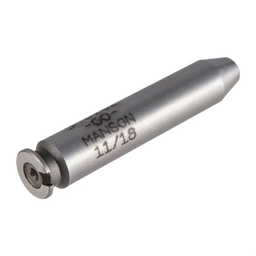 Manson Precision Rimless Cartridge Headspace Gauge säkerställer korrekt headspace för rimless cartridges, med hög precision, hållbar konstruktion och kaliberanpassning.