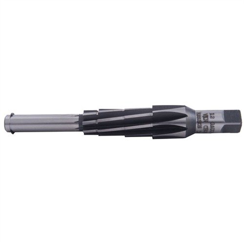 Snabb och exakt installation av choke-rör med Manson Precision 12 gauge reamer, perfekt för både lathe och handanvändning, med utbytbara pilot bushings.