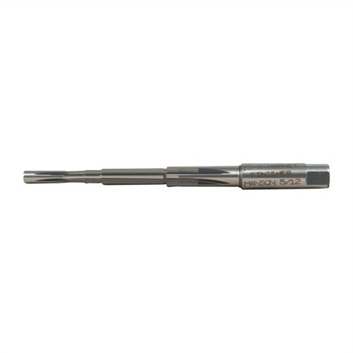 .22 K-HORNET Finishers från Manson Precision erbjuder högkvalitativa reamers i M7 stål för exakt chambering, med integrerade throaters och fasta piloter.