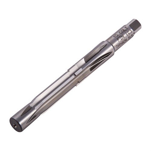 .45 Colt finish reamers av hög kvalitet från Manson Precision ger exakta kammare, tillverkade av M7 stål och designade för anpassning av icke-standardkulor.