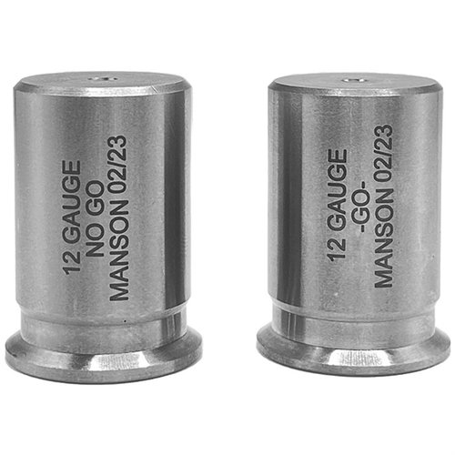 Manson Precision Rimmed Cartridge Headspace Gauge säkerställer exakt mätning av headspace för rimmed cartridges, tillverkad av M7 high-speed steel för långvarig hållbarhet.