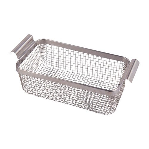 ACCESSORY BASKET från L&R MFG är tillverkad av rostfritt stål för snabb och handsfree mikroskopisk rengöring av smutsiga vapen och delar.