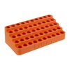 Lyman Bleacher Loading Blocks underlättar hylsgrabben med sin smarta design, rymmer 50 hylsor och är tillverkad av hållbar polymer för effektiv omladdning.