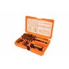 Lyman Master Gunsmith Tool Kit erbjuder 45 högkvalitativa verktyg för effektiv underhåll och reparation av vapen utan att skada känsliga delar.