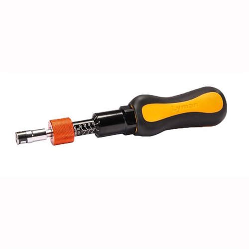 Lyman Torque Wrench säkerställer korrekt montering av scope bases, scope rings och action screws, vilket skyddar dina vapen och förbättrar noggrannheten.