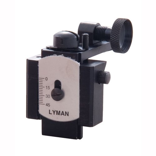 Lyman 66A justerbar sikte erbjuder robust precision med ¼" justeringar för höjd och vind, snabbrelease och återställning till noll för exakt skytte.
