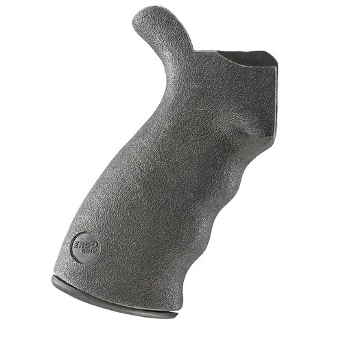 AR-15 ORIGINAL ERGO GRIP-RIGID förbättrar avtryck och rekylkontroll med sitt ergonomiska grepp och ruggade yta för ökad precision och komfort.