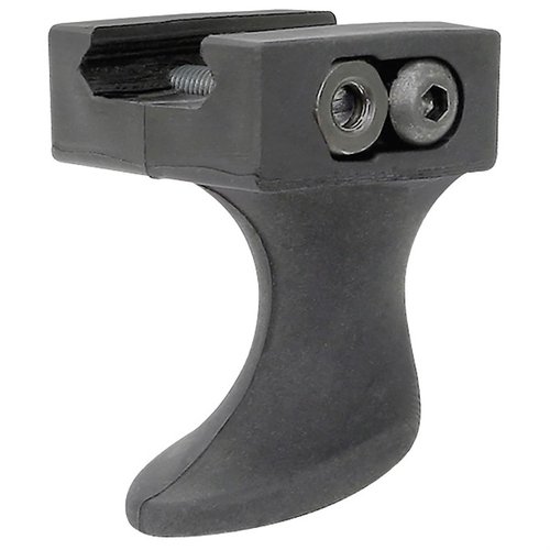 AR-15 ERGO Picatinny Handstop ger snabb och exakt handplacering, minskar fumlande och förbättrar stabilitet under skott med sin ergonomiska design.